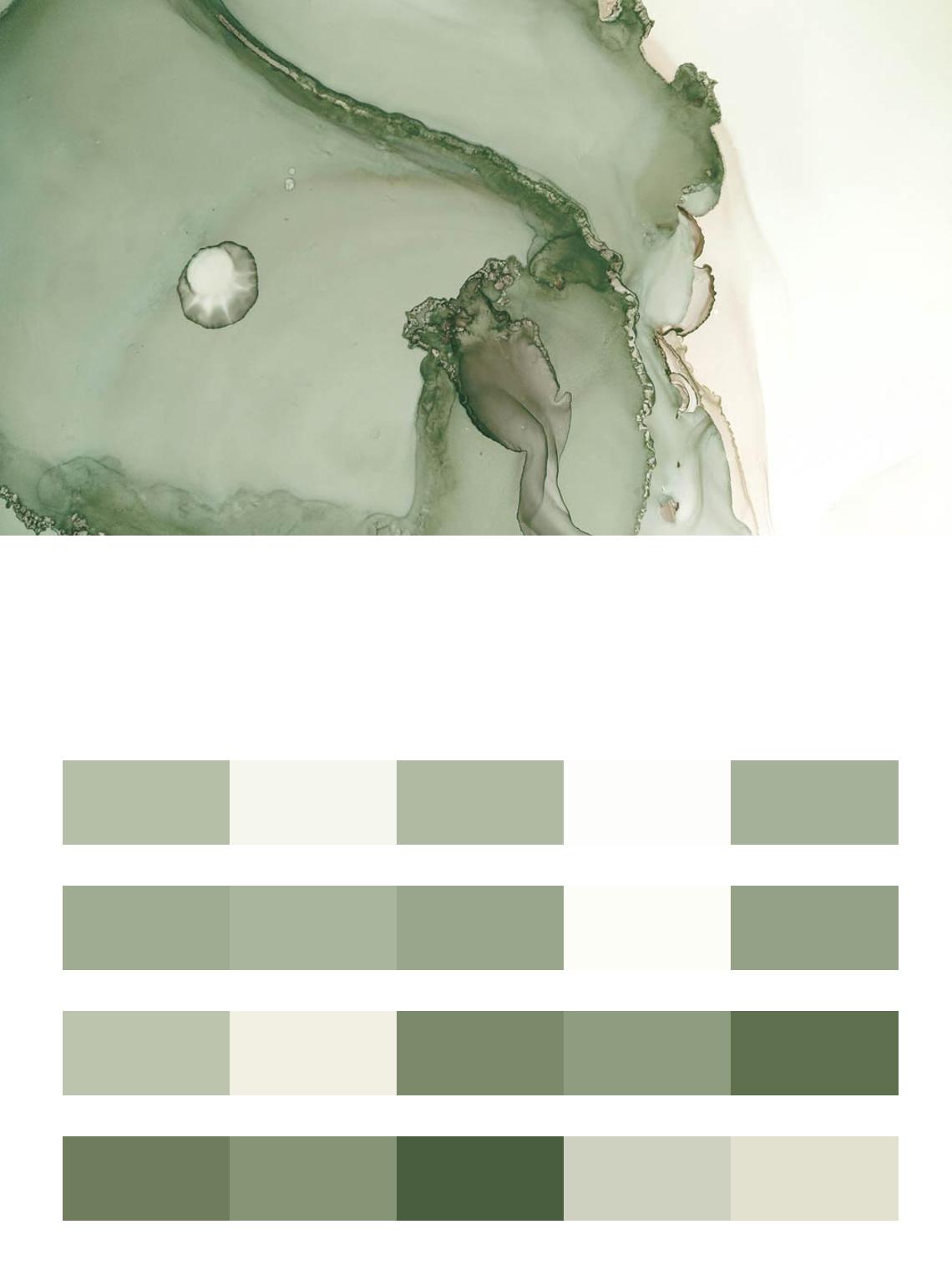 Зеленый акварельный фон цвета